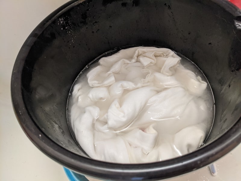 衣類のオキシ漬け