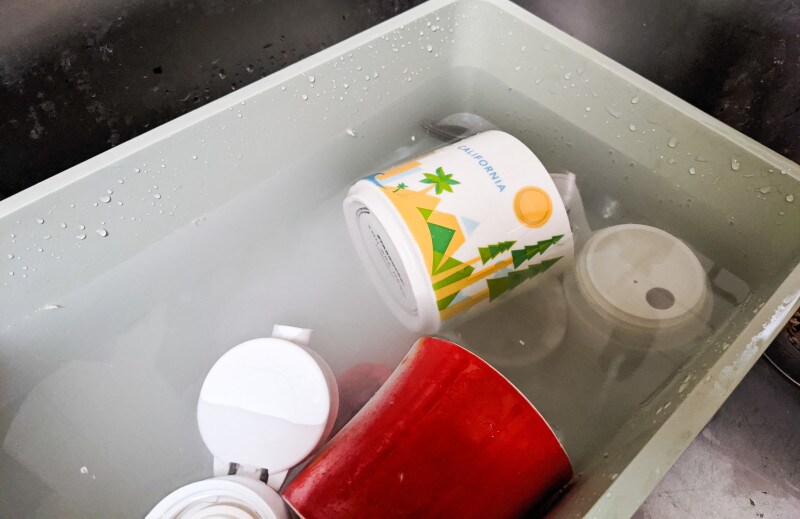 食器のオキシ漬けのやりかた