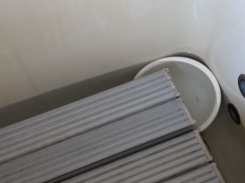 お風呂場でのオキシ漬けのやりかた