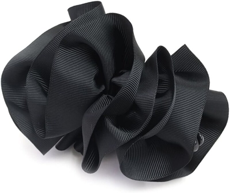 JewelVOX「BIGフリル風グログラン バナナクリップ」（出典：Amazon）