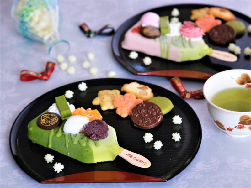 抹茶パフェアイスバーはホームパーティーのおもてなしにもおススメです。