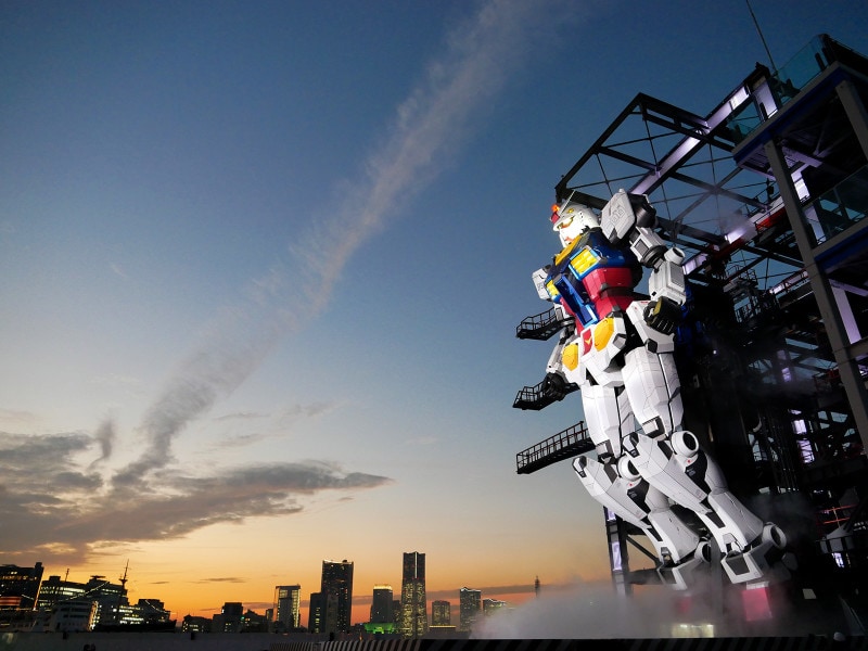 「こいつ……、動くぞ！」ついに動く実物大ガンダムが横浜で公開スタート（2020年11月30日撮影）