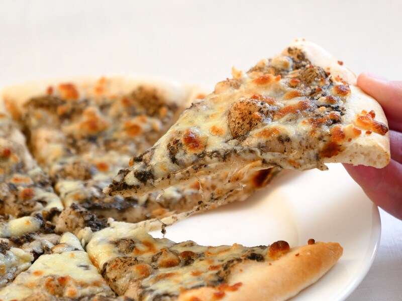 休日のブランチにイチオシ「トリュフピザ」