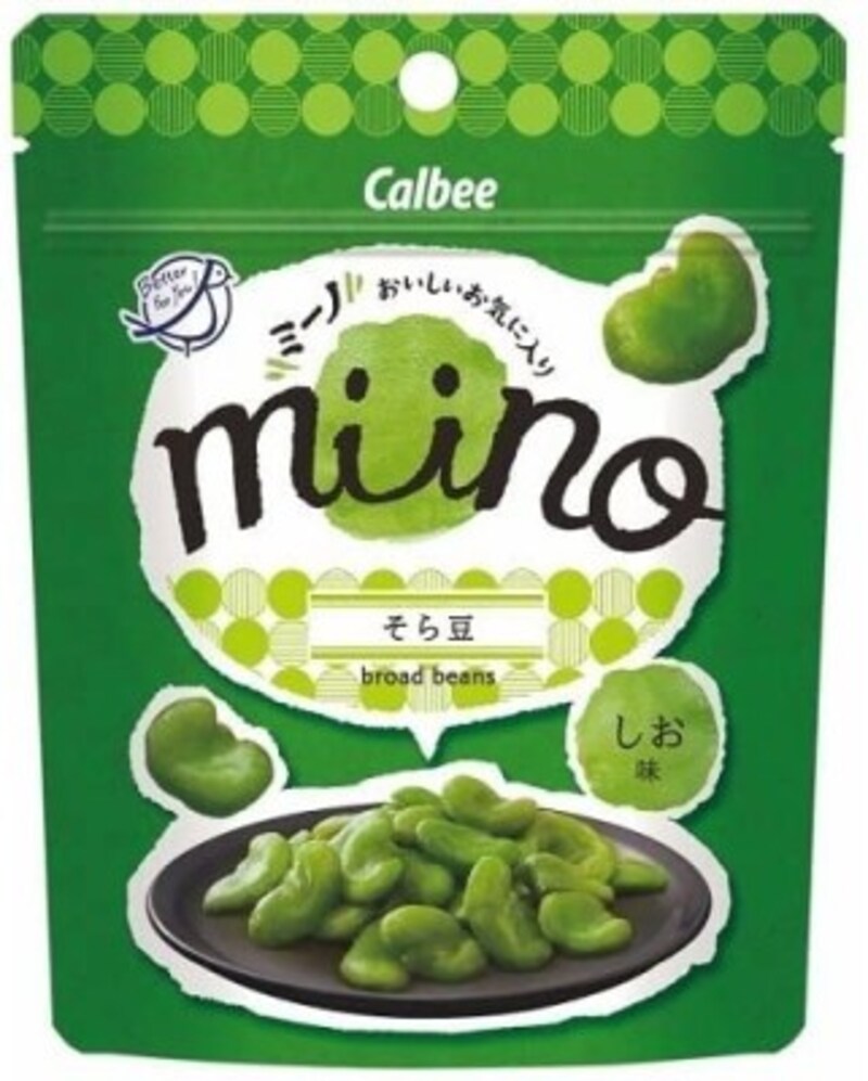カルビーmiino(ミーノ)は良質なたんぱく質を含む「豆」おやつとしてイチオシ