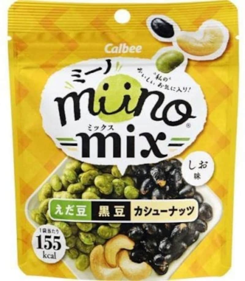 カルビーmiino(ミーノ)は良質なたんぱく質を含む「豆」おやつとしてイチオシ