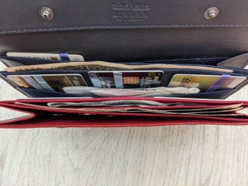 2つの財布が1つになったツインズ財布
