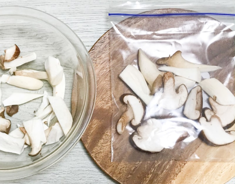 調理の時短になる自家製きのこミックス