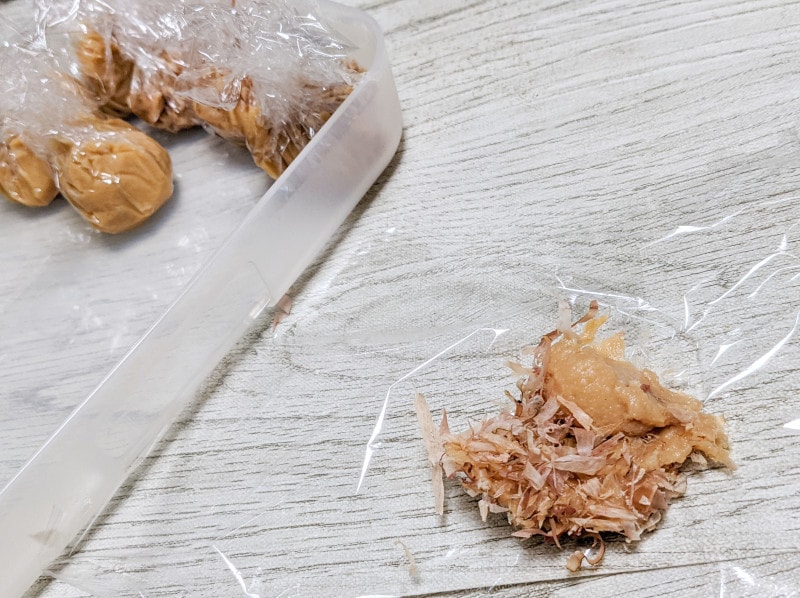 調理の時短に冷凍味噌ボール