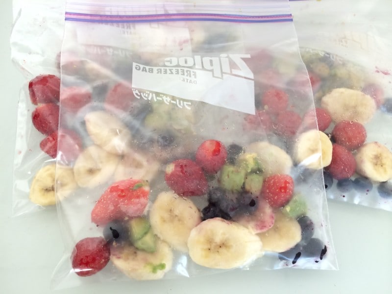 スムージーようの冷凍フルーツミックス