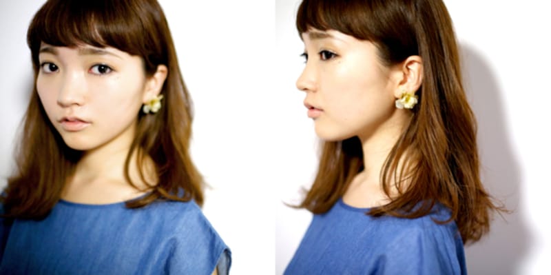 おすすめ3：ミディアム×ワイドバング（画像提供：bangs［バングス］）