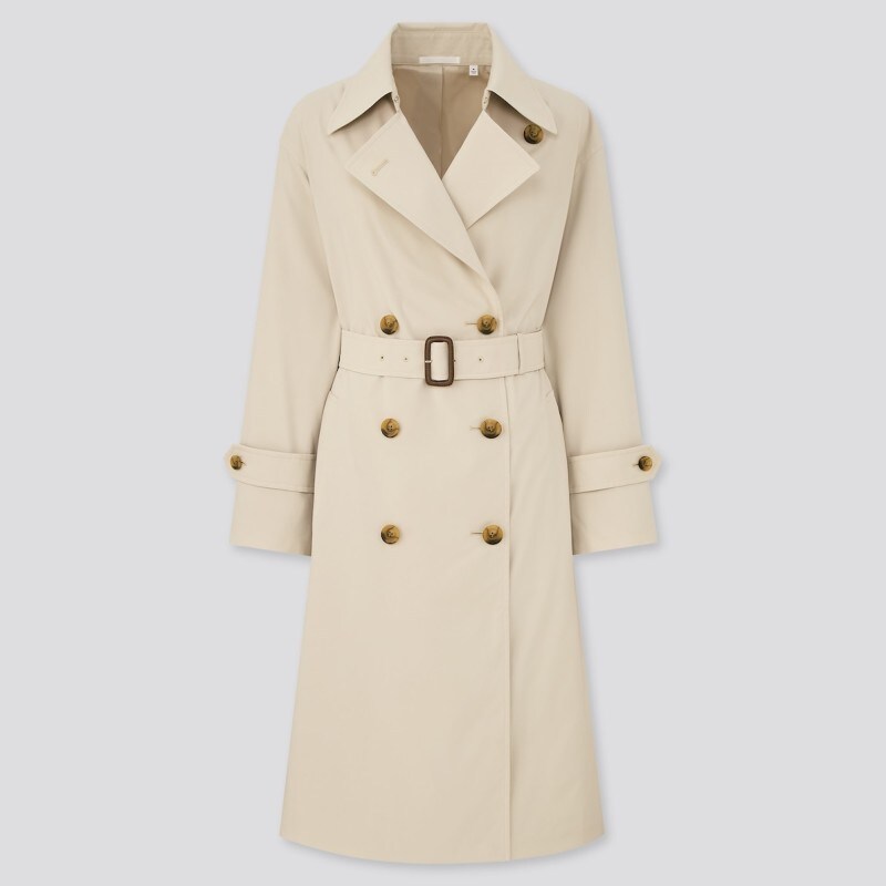 トレンチコート（出典：UNIQLO）