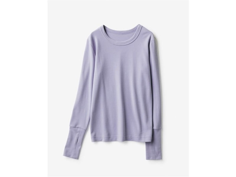 ドゥクラッセ Doガード・抗ウイルスロングTシャツ/クルー 1990円(税抜)