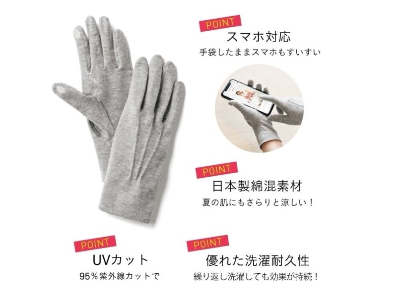 ドゥクラッセ Doガード・抗ウイルス保湿手袋 1660円(税抜)