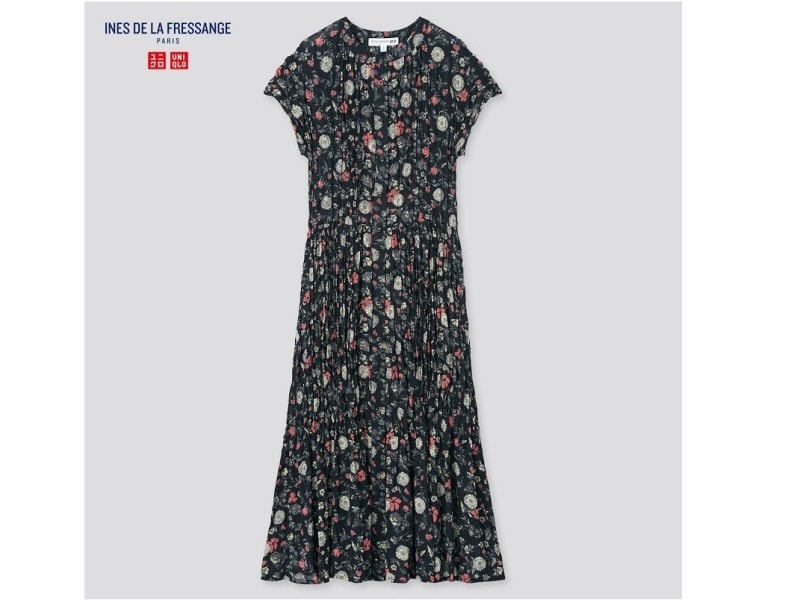 ユニクロ シフォンツイストプリーツワンピース 4990円(税抜)