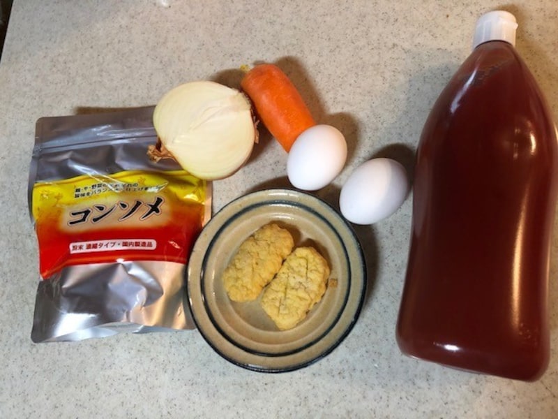 オムライスの材料