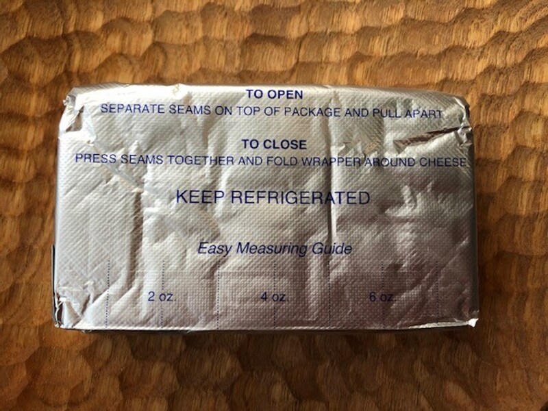 パッケージされたクリームチーズ