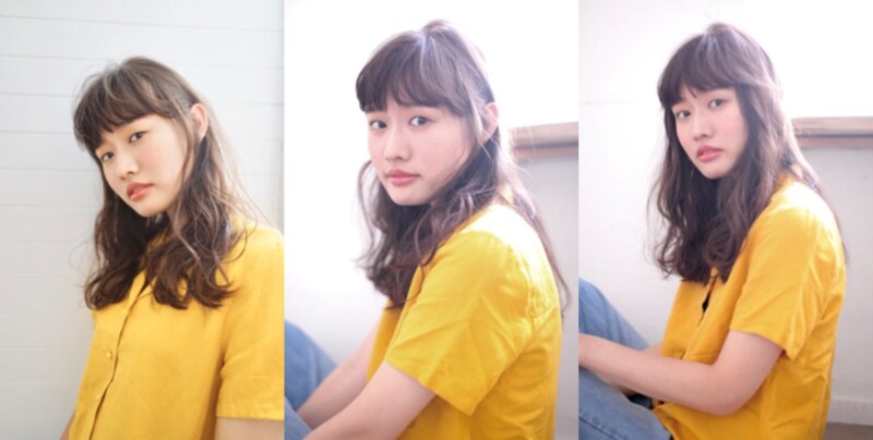 おすすめ3：プチマッシュワイドバング×ゆるパーマ（画像提供：bangs［バングス］）