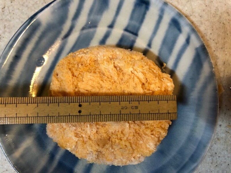 1個のサイズは直径約7cm。