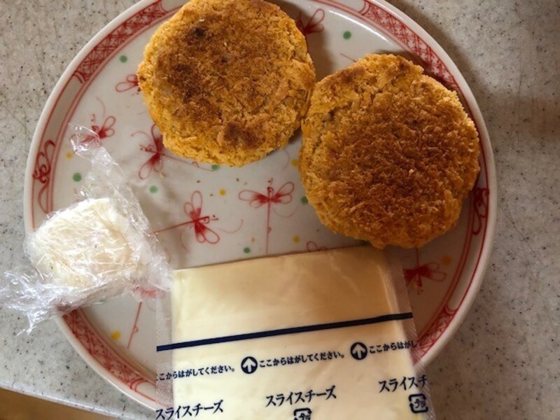チーズ焼きの材料