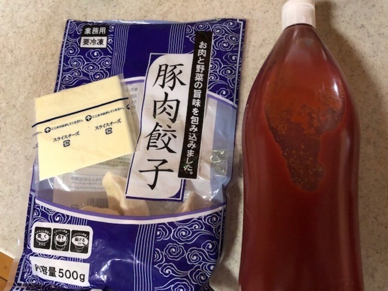 チーズ焼きの材料