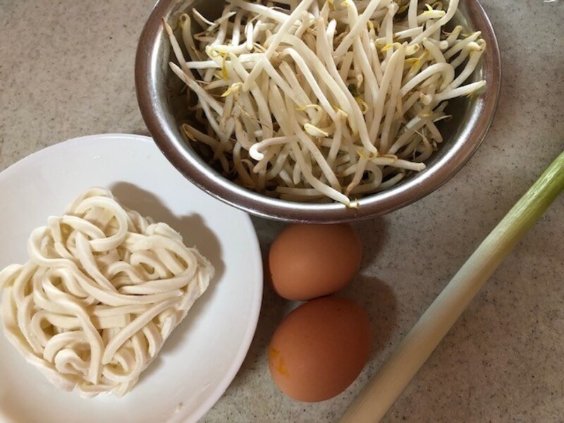 うどん焼きの材料
