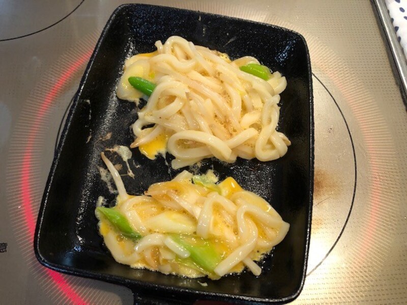 フライパンで焼く