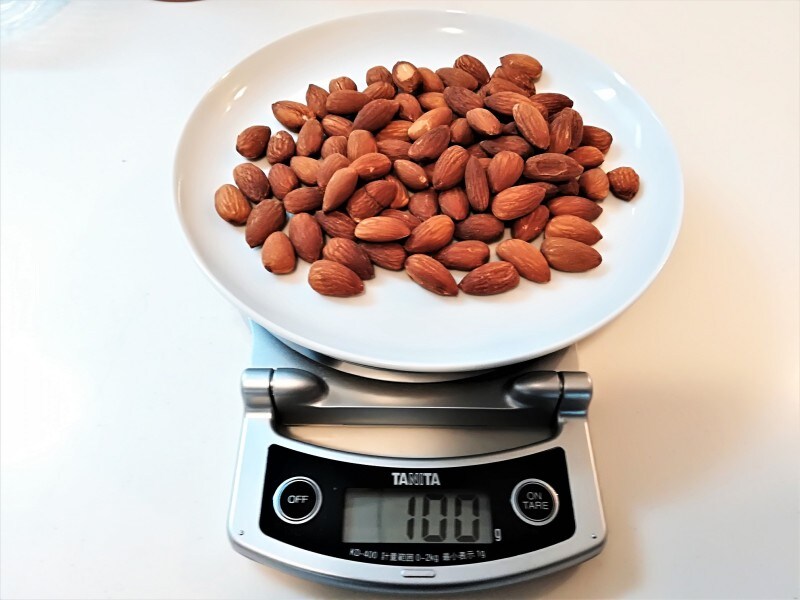 アーモンドはかり