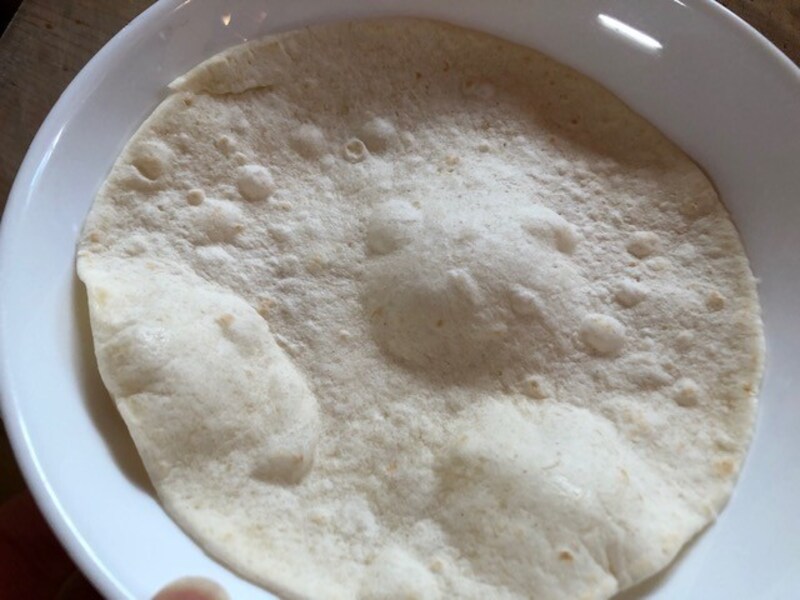 レンジで加熱すると、膨らむ箇所もある