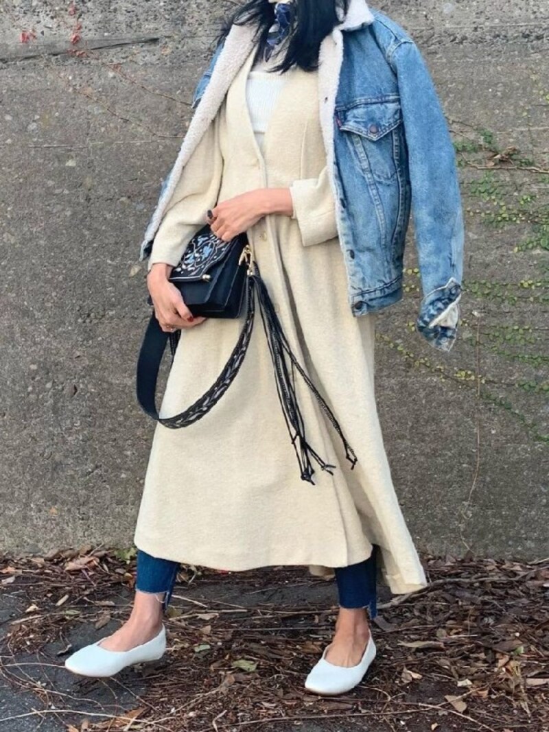 ユニクロ コンフィールタッチラウンドフラットシューズ