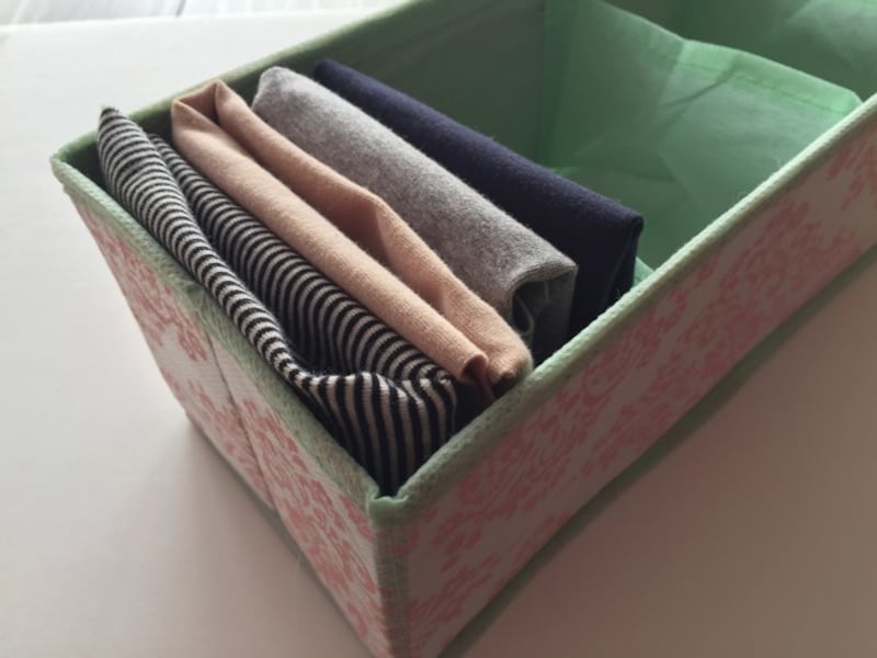 インナーボックスに下着収納