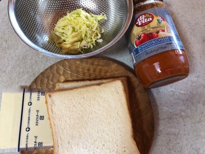 ホットサンドの材料