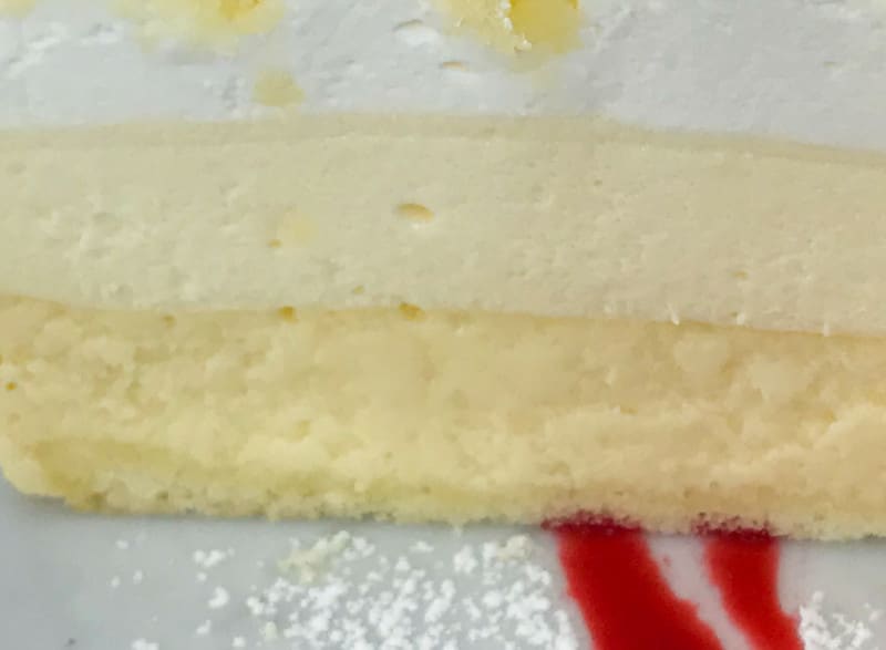 ドゥーブルフロマージュの断面