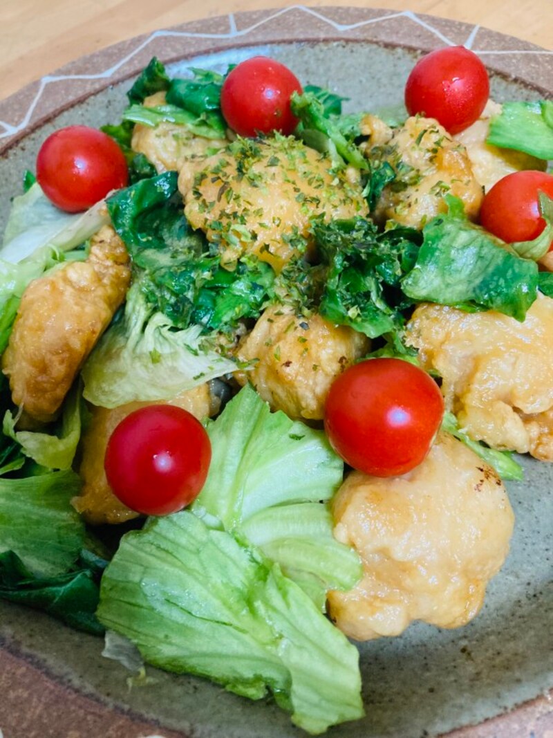 お肉に味がついているので、調味料も加えずにすむ