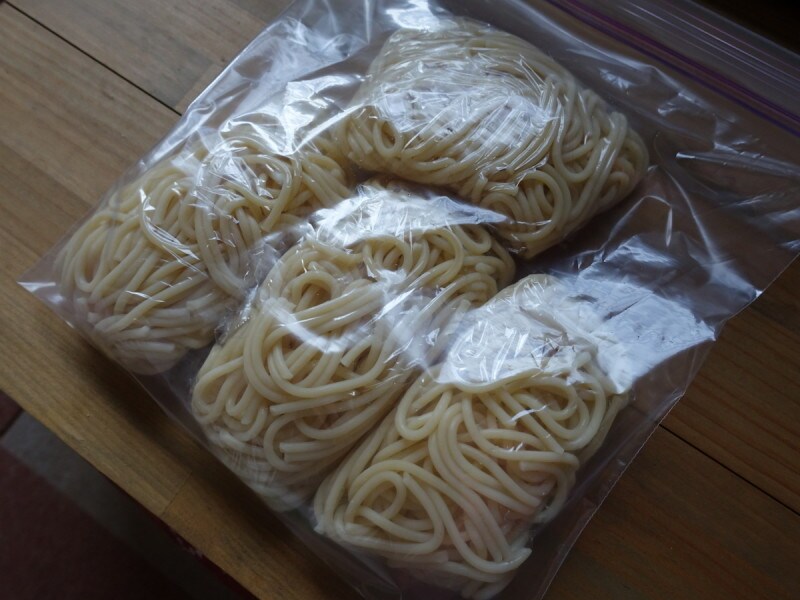 こうしておけばいつでもすぐに食べられます。