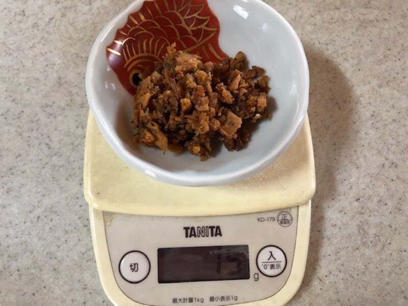 大さじ１で15g程度