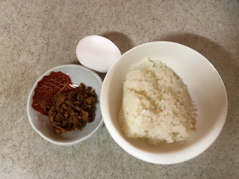 基本のチャーハンの材料