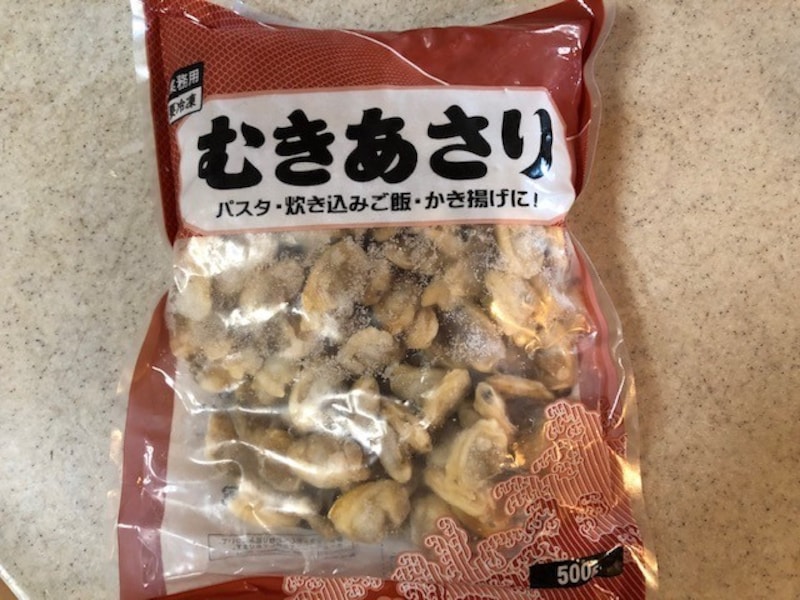 冷凍むきあさり