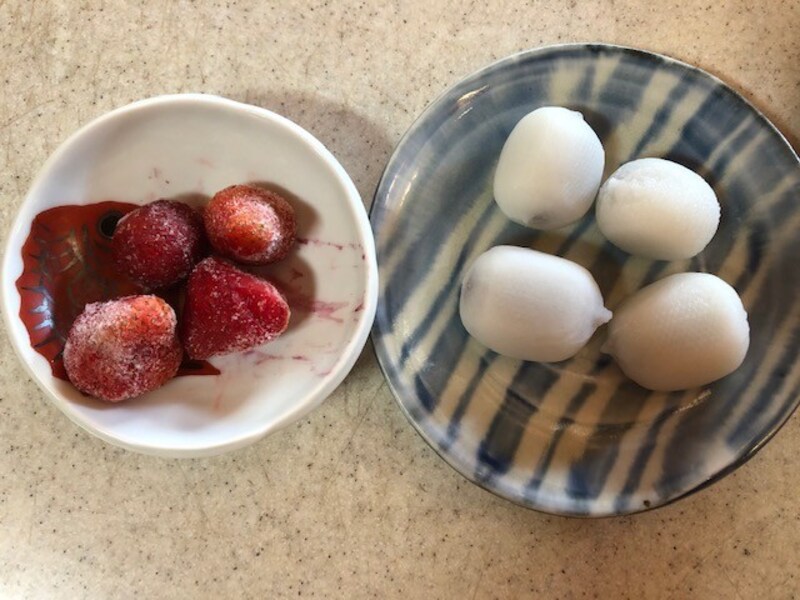 イチゴ大福の材料