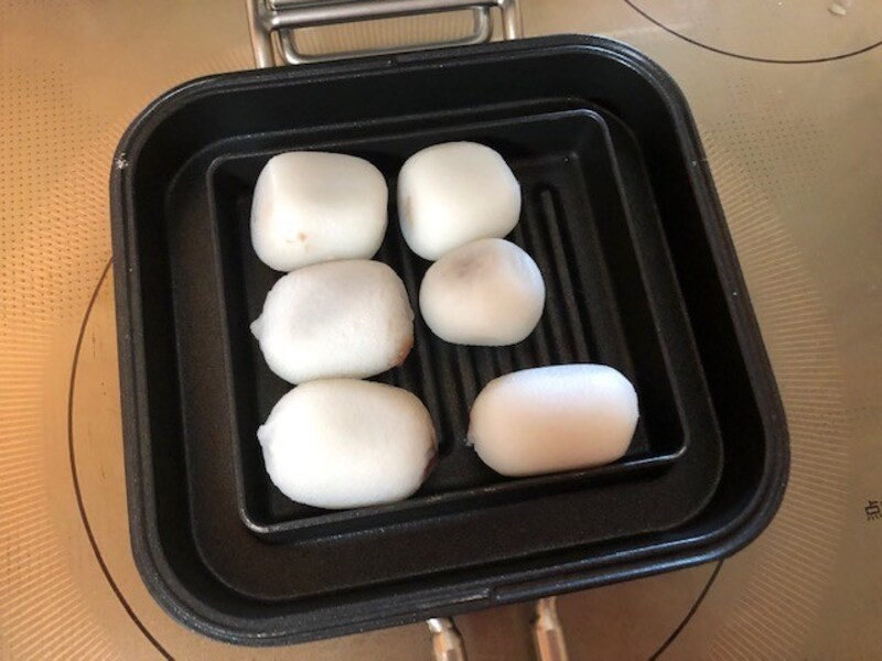 ぷち大福を焼く