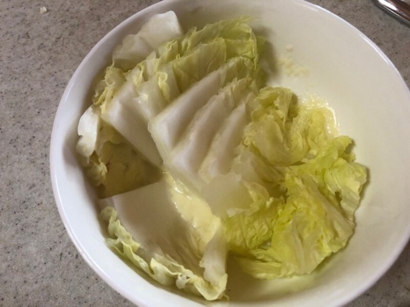 レンジで2分程度加熱