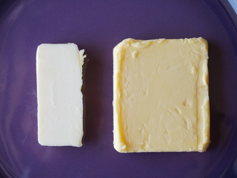 国産バターと「ウエストゴールド 有塩バター」