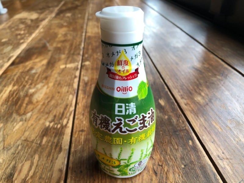 日清オイリオの有機えごま油