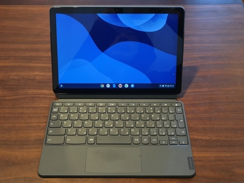 Chromebookの例（Lenovo IdeaPad Duet Chromebook）