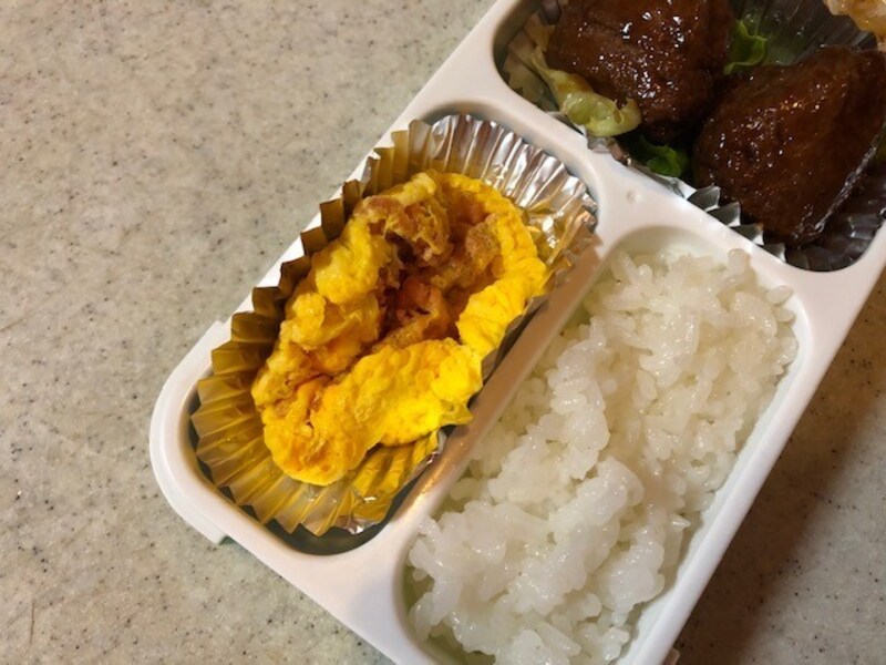 アルミカップに入れちゃう