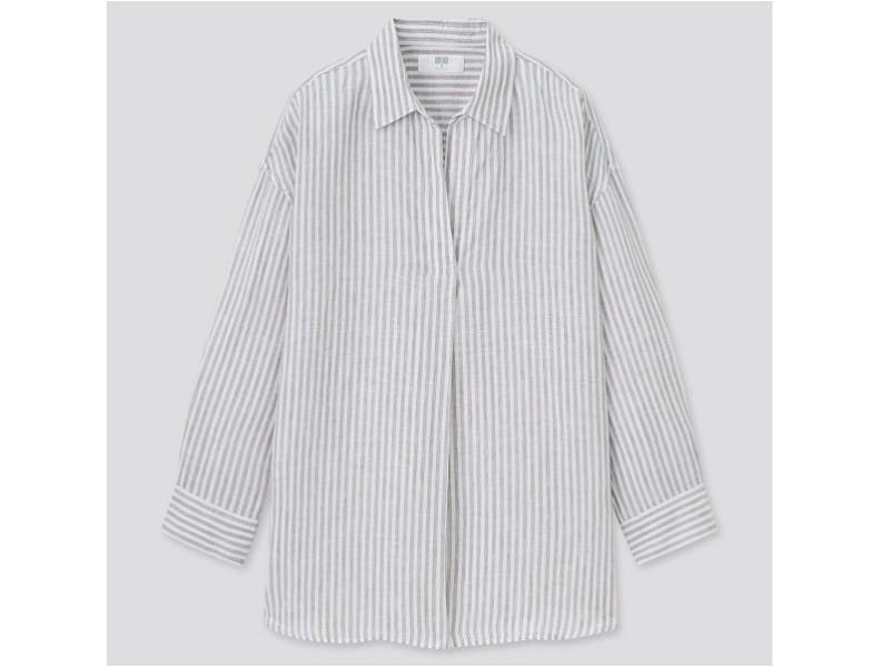 ずっと使えるシンプルさと爽やかな清潔感も手に入るリネンストライプが◎　出典：WEAR