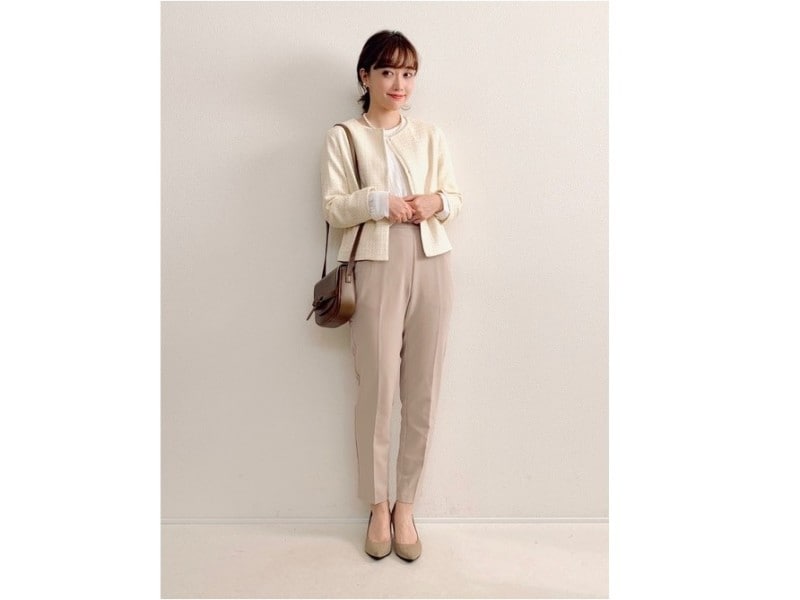 ユニクロやGUのきれいめアイテムを組み合わせて入学式コーデに　出典：WEAR