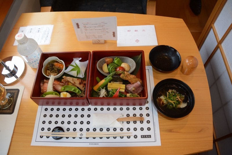 「ろくもんクルーズ」のディナー