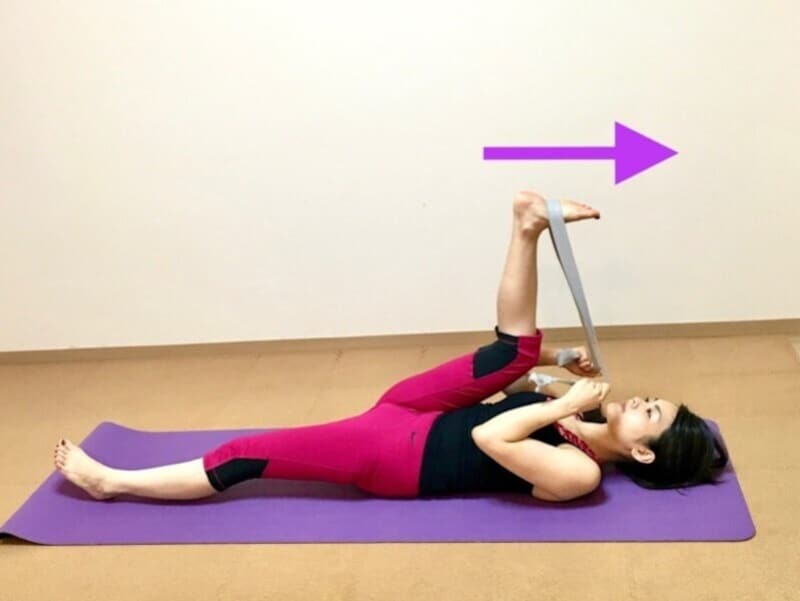 【2】のときに膝が曲がる場合