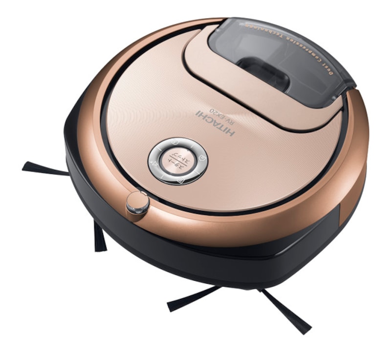 直径25cmとコンパクトで小回りが利く日立グローバルライフソリューションズのロボットクリーナー「ミニマル」RV-EX1