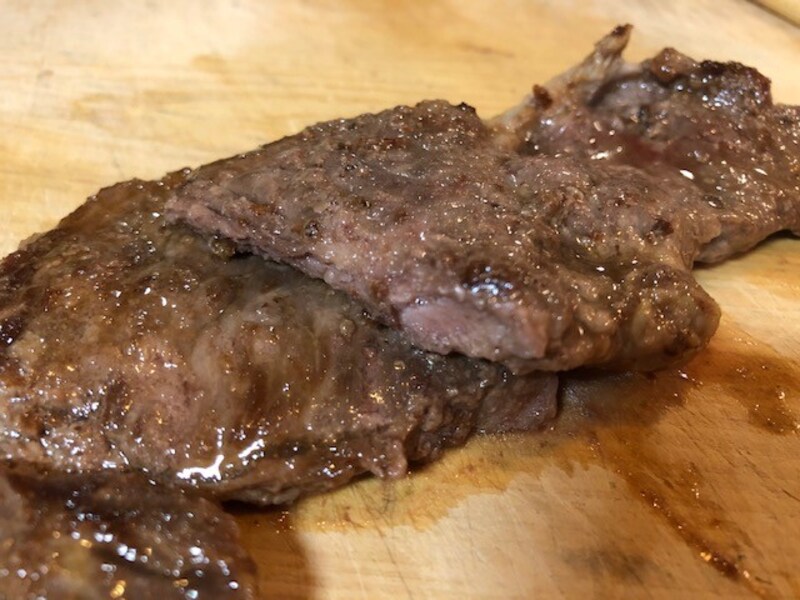 中まで火が通っている